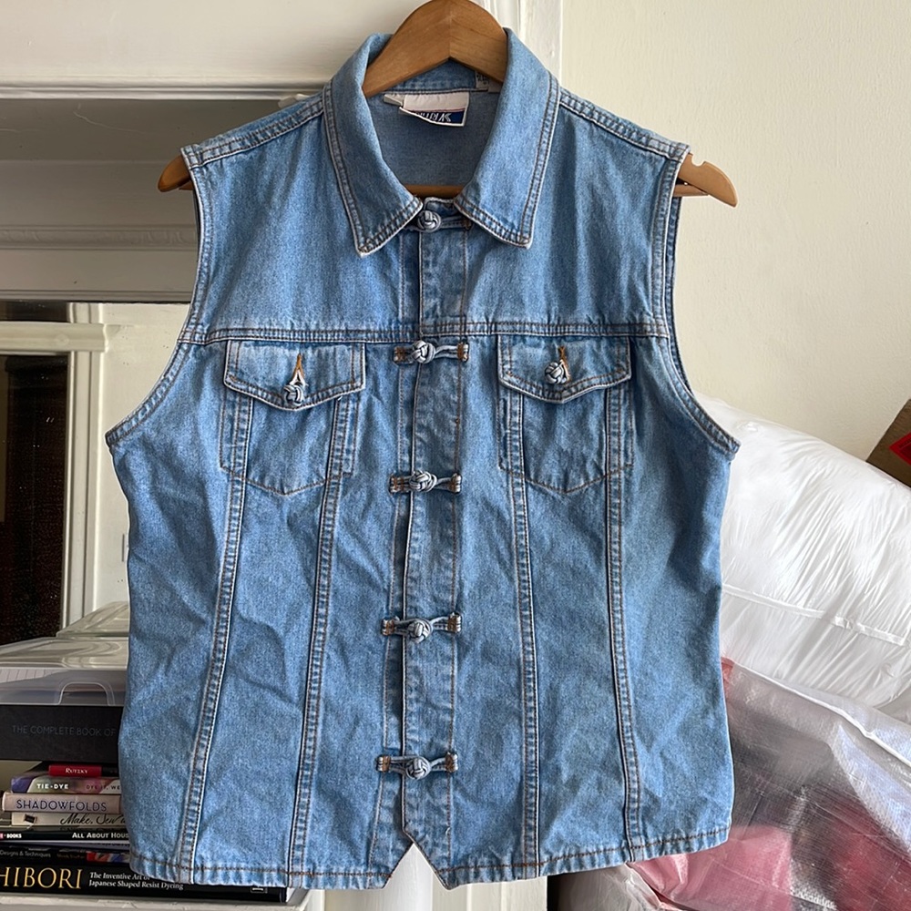 Vintage Bill Blass Denim Vest